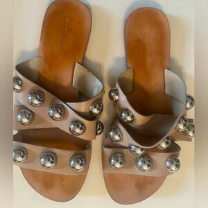 Marc Fisher Bryte Light Natural Sandals